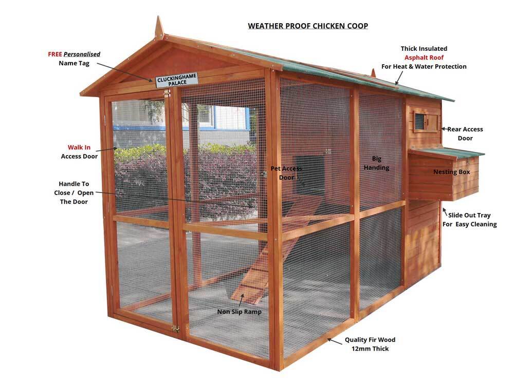 Large Walking Chicken Coop For Sale | Buy Online &amp; Save