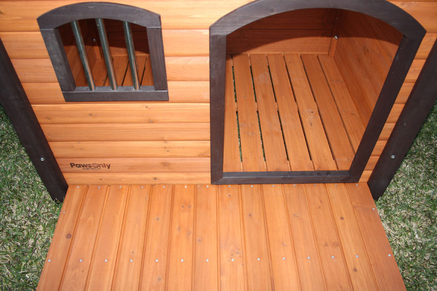 Large Wooden Dog Kennel Premium