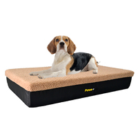 Medium Brown Premium Orthopedic Memory Foam Dog Bed