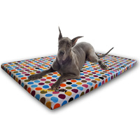 Extra Large Polka Dot Comfort Orthopedic Memory Foam Dog Bed