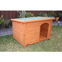 Small Wooden Dog Kennel Comfort